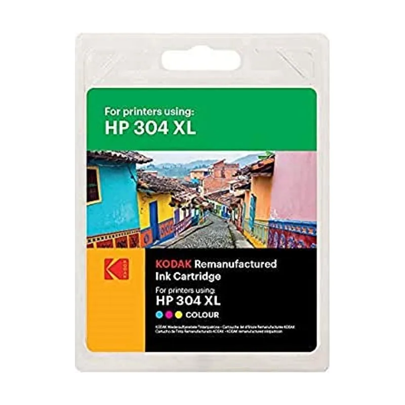 Kodak Supplies 185H030431 Adecuado para HP DJ2620 Tinta Compatible también HP304XL/N9K07AE 300 Lados