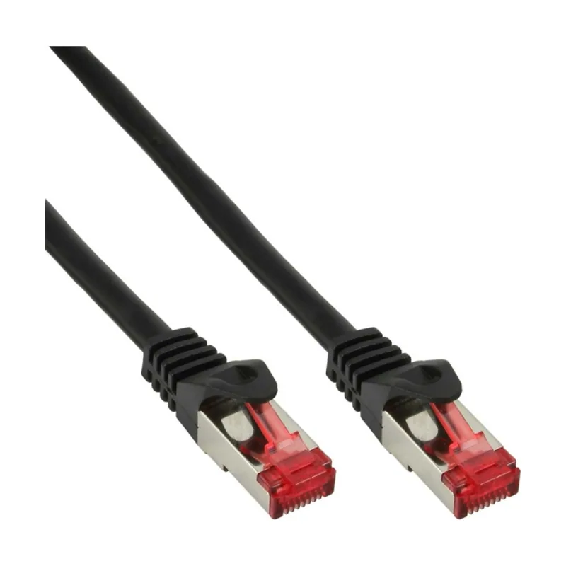 Inline 4043718036448 cable de red Negro 0,3 m Cat6 S/FTP S-STP