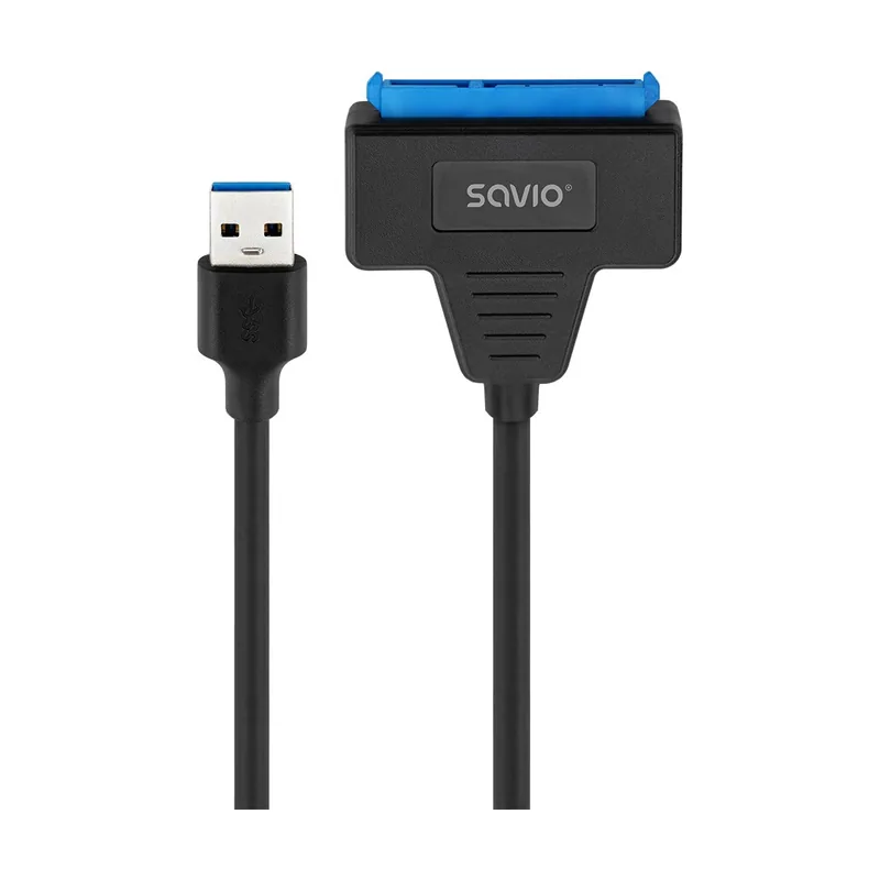 Savio Adaptador USB a SATA para Disco Duro AK-68 25 cm