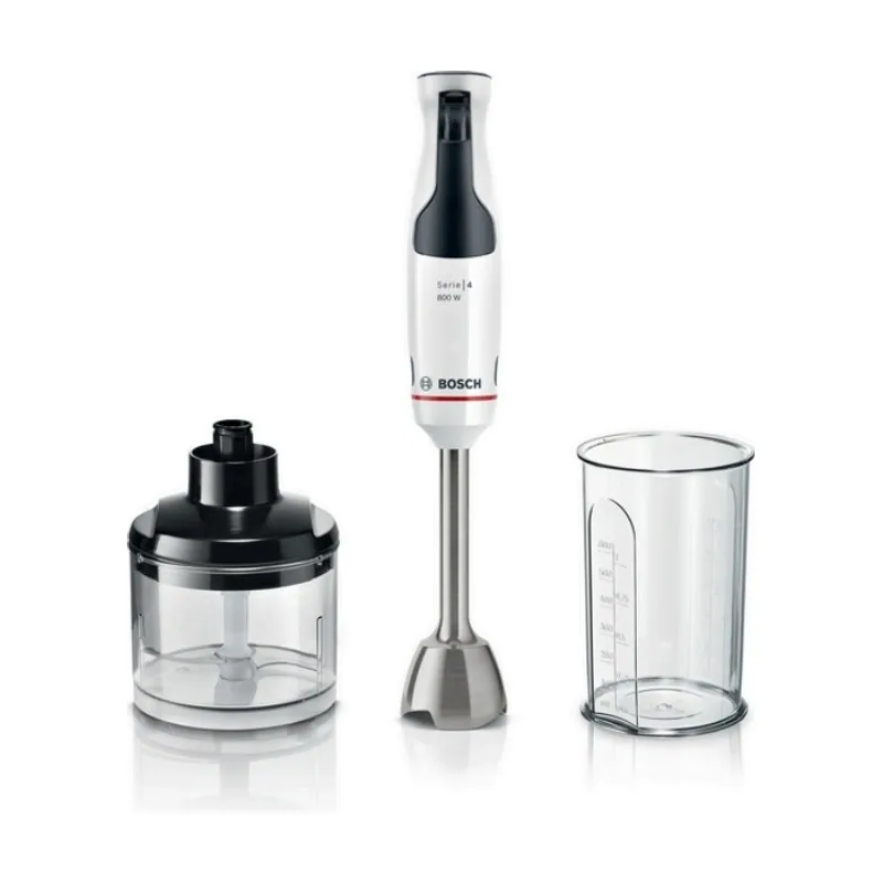 Bosch Batidora de Vaso MSM4W420 Blanco Negro Plateado 800 W 500 ml 600 ml