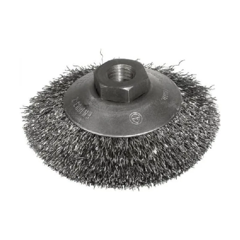 Szczotpol cónico de alambre para amoladora M14 120 mm
