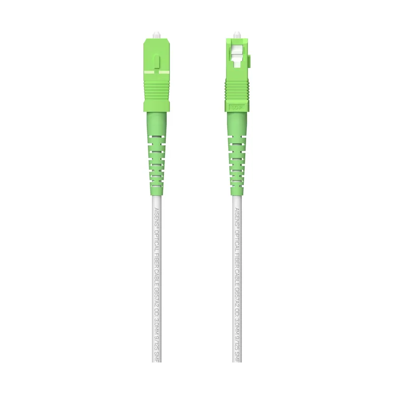 Aisens Cable Fibra Óptica Latiguillo G657A2 3.0 9/125 SMF Simplex CPR DCA LSZH