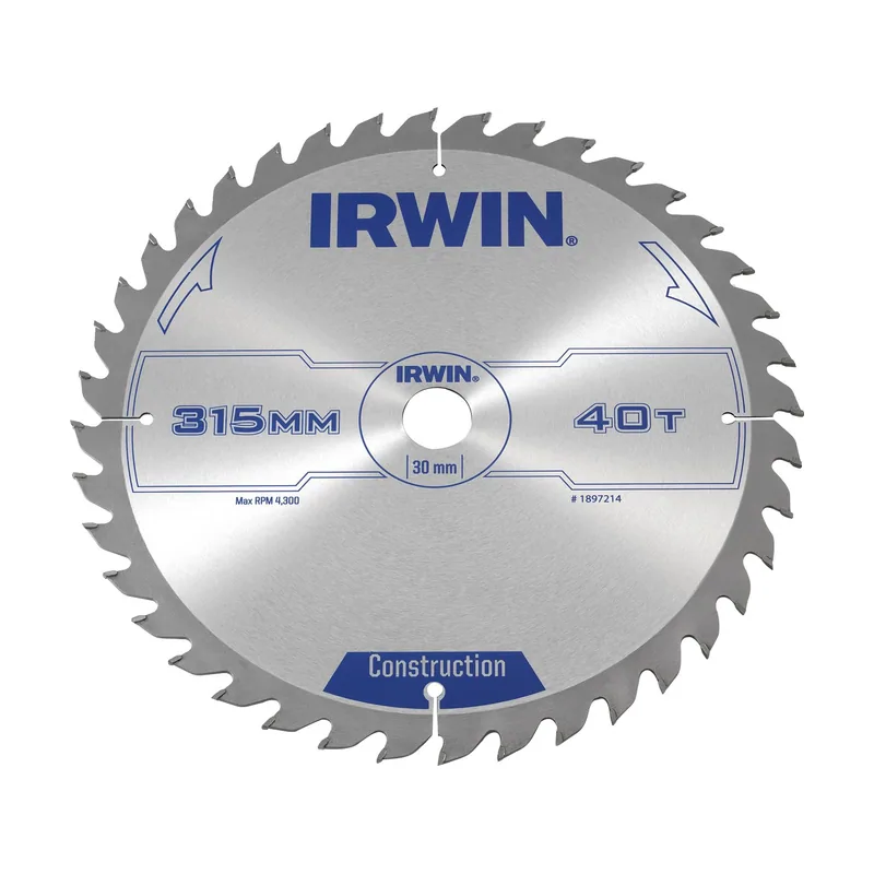 Irwin Disco sierra circular 315mm/40t mesa+inglete