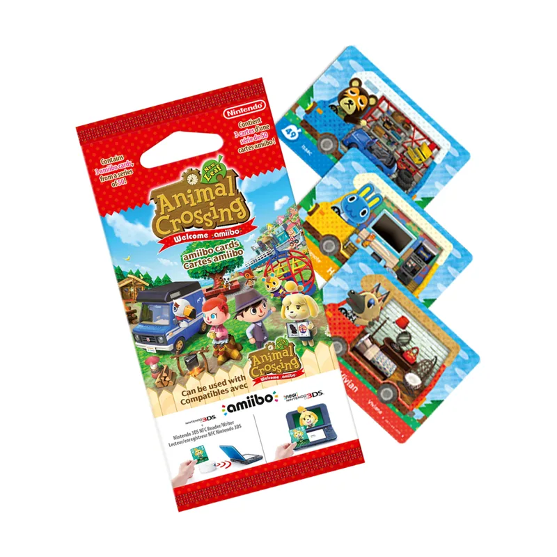 Nintendo Pack 3 Tarjetas amiibo Animal Crossing Leaf