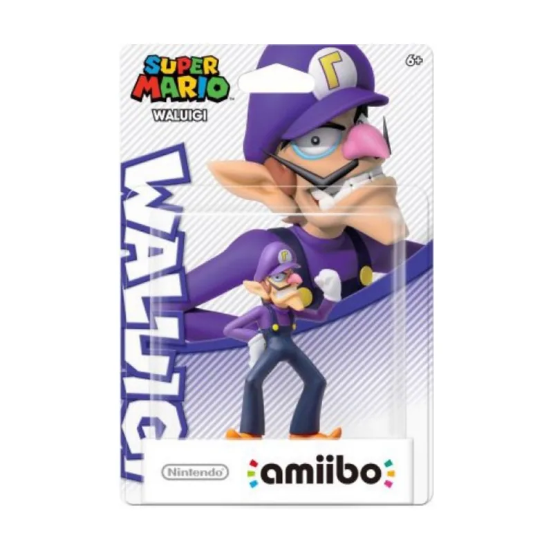 Nintendo Figura Amiibo Waluigi Serie Super Mario
