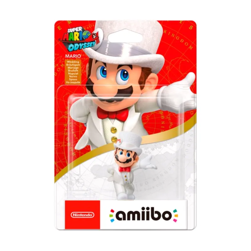 Nintendo Figura Amiibo Mario Boda Serie Super Mario