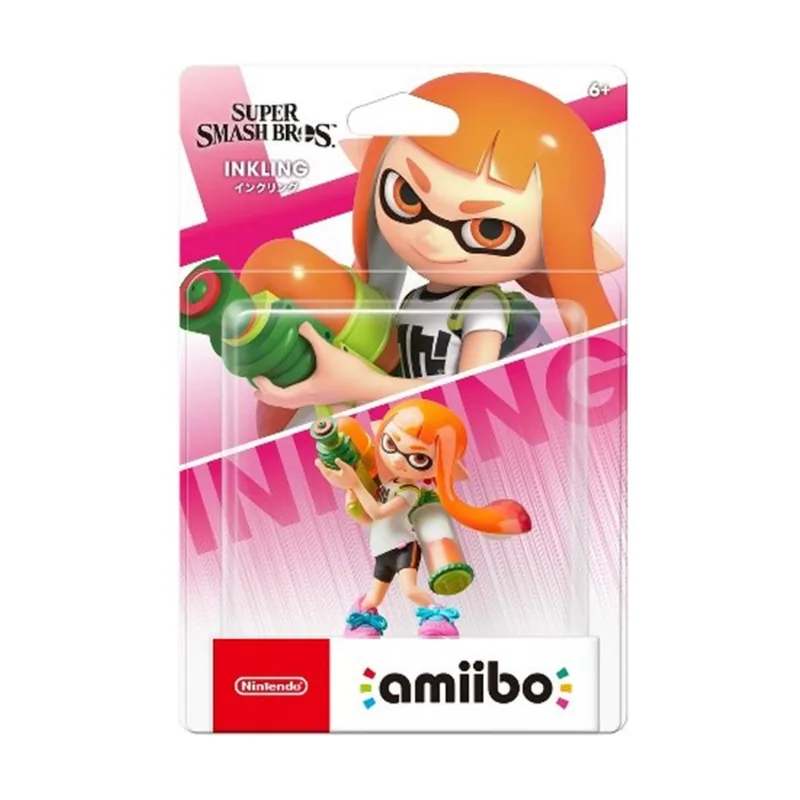 Nintendo Figura Amiibo Inkling Chica Serie Super Smash bros.