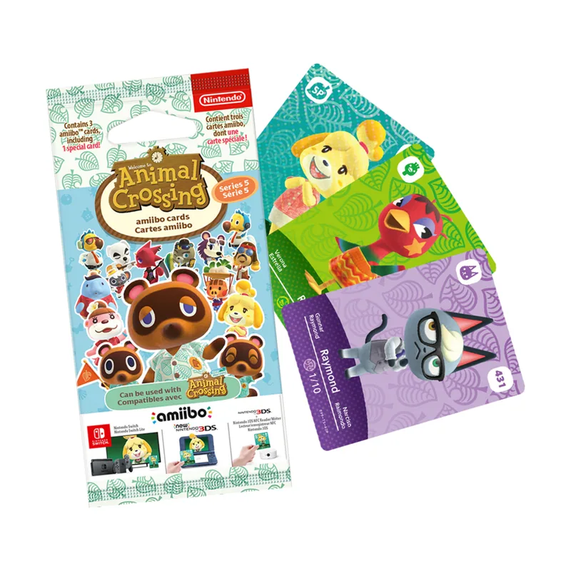 Nintendo Pack 3 Tarjetas amiibo Animal Crossing Serie 5