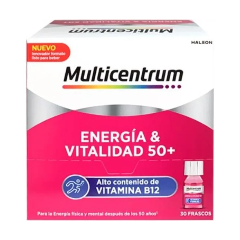 Multicentrum Energía y Vitalidad 50+ 30 Frascos