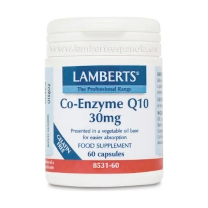 Lamberts Coenzima Q10 30 mg 60 Cápsulas