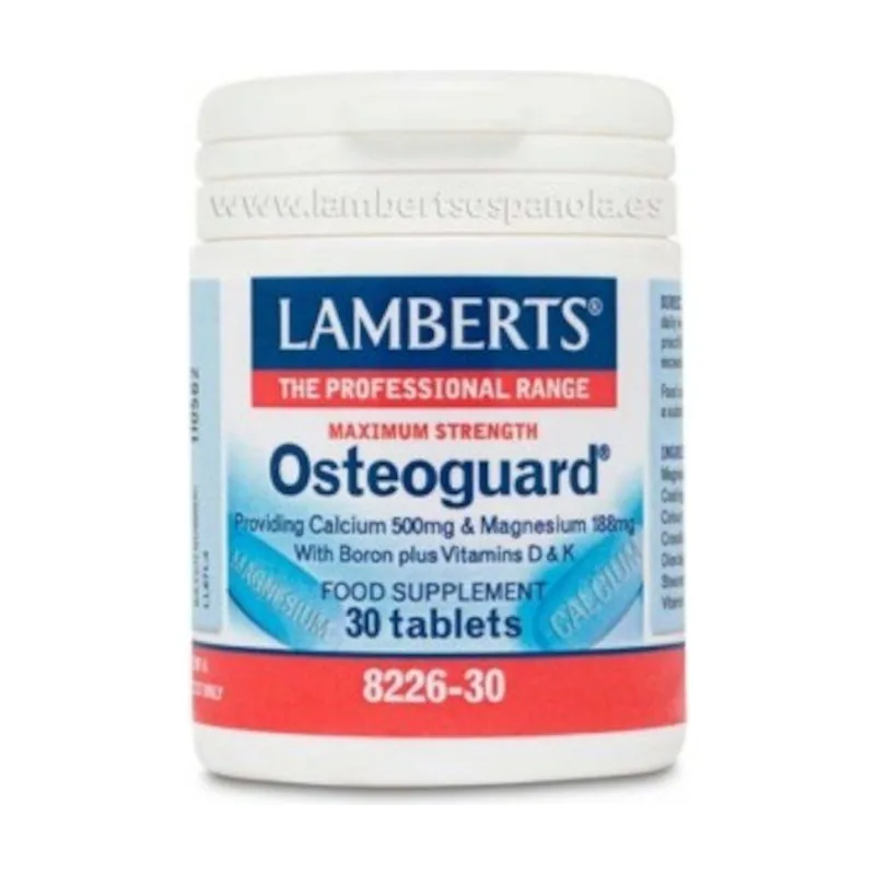 Lamberts Osteoguard Calcio + Magnesio + Boro 30 Comprimidos