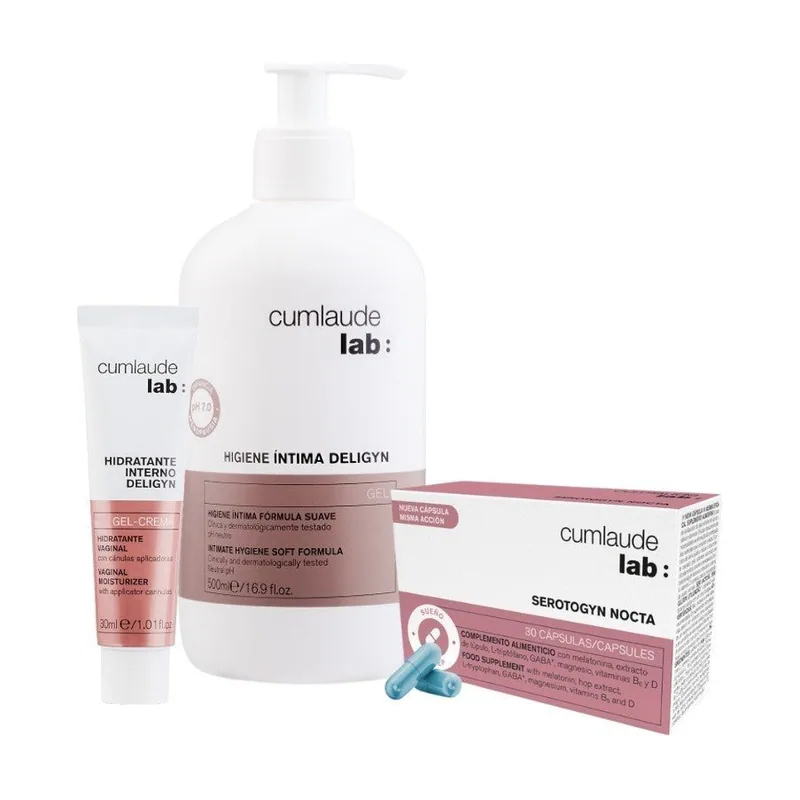 Cumlaude LAB Pack Menopausia Deligyn Gel + Hidratante + Serotogyn Cápsulas