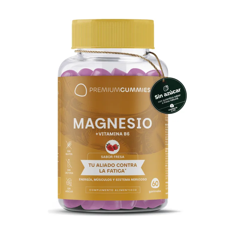 Premium Gummies Magnesio Suplemento 60 Gominolas