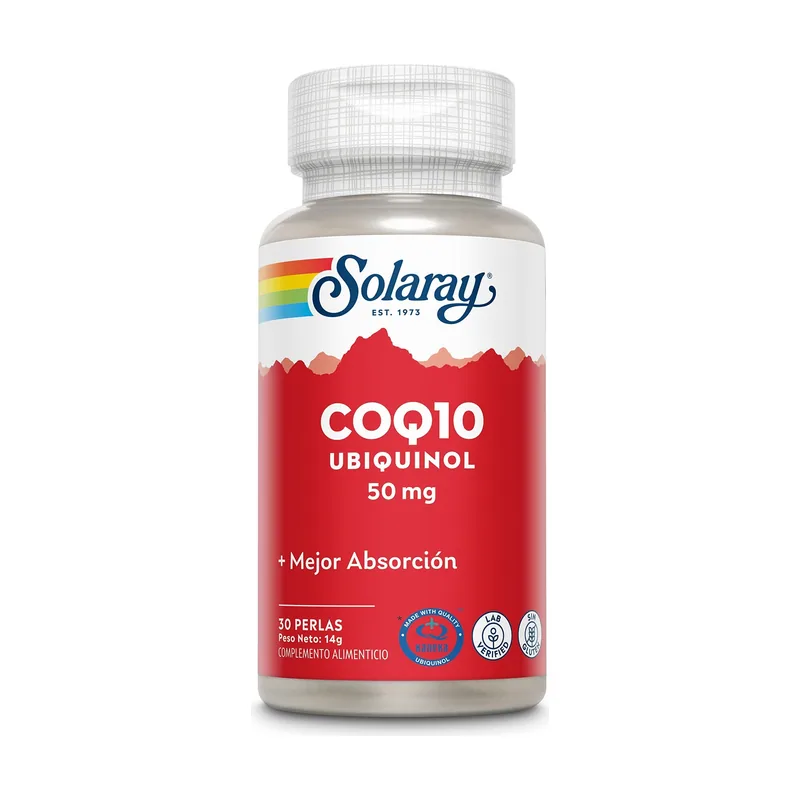 Solaray CoQ-10 Ubiquinol 100 mg 30 Perlas