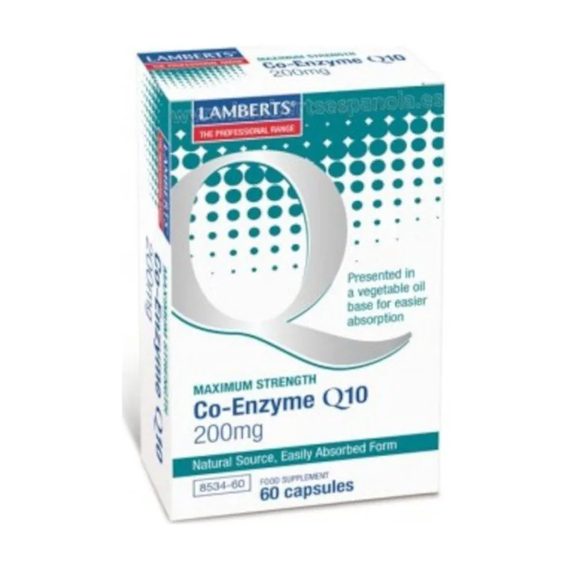 Lamberts Coenzima Q10 200 mg 60 Cápsulas