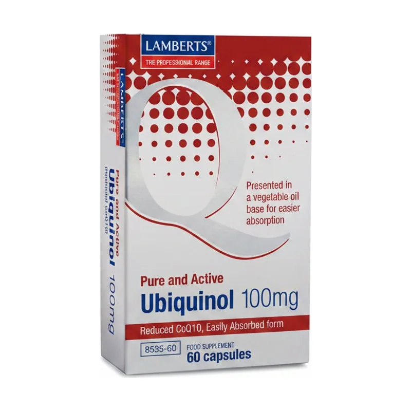 Lamberts Ubiquinol 100 mg 60 Cápsulas