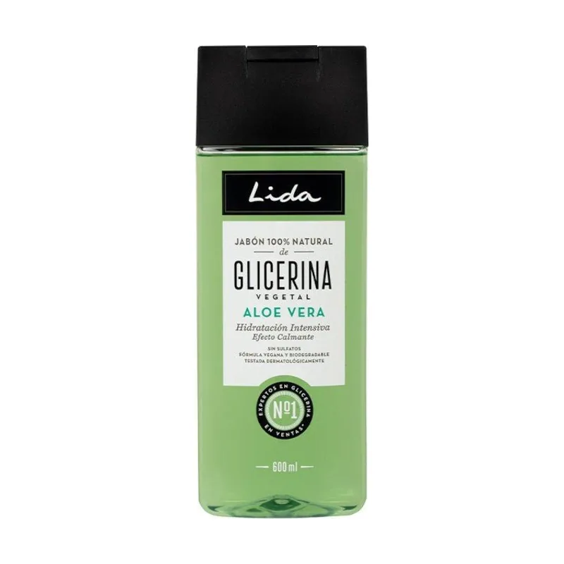 Jabón 100% Natural Glicerina Y Aloe Vera 600 ml