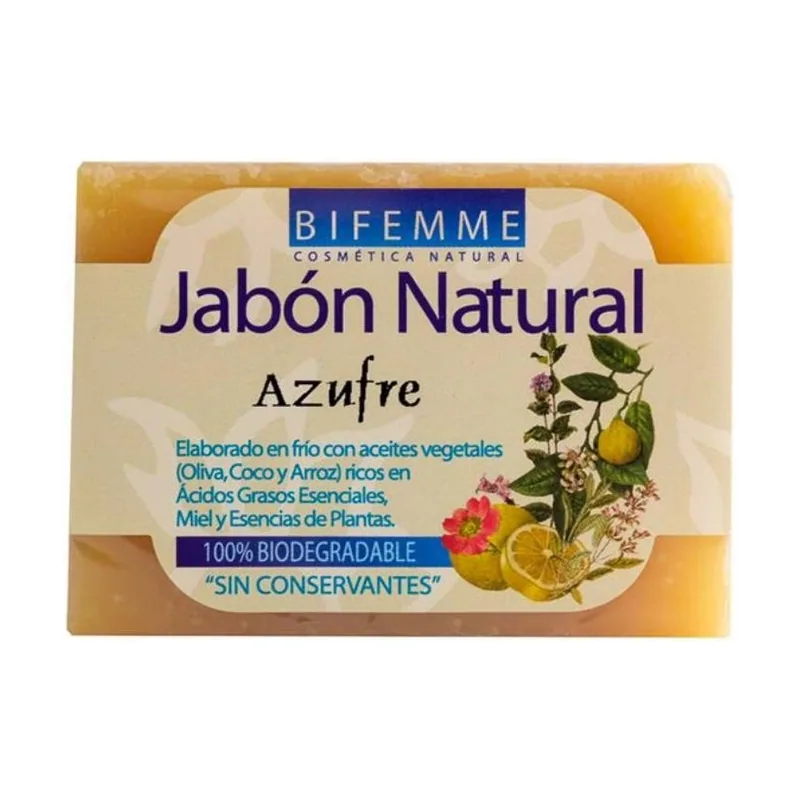 Bifemme Jabón Natural De Azufre 100 g