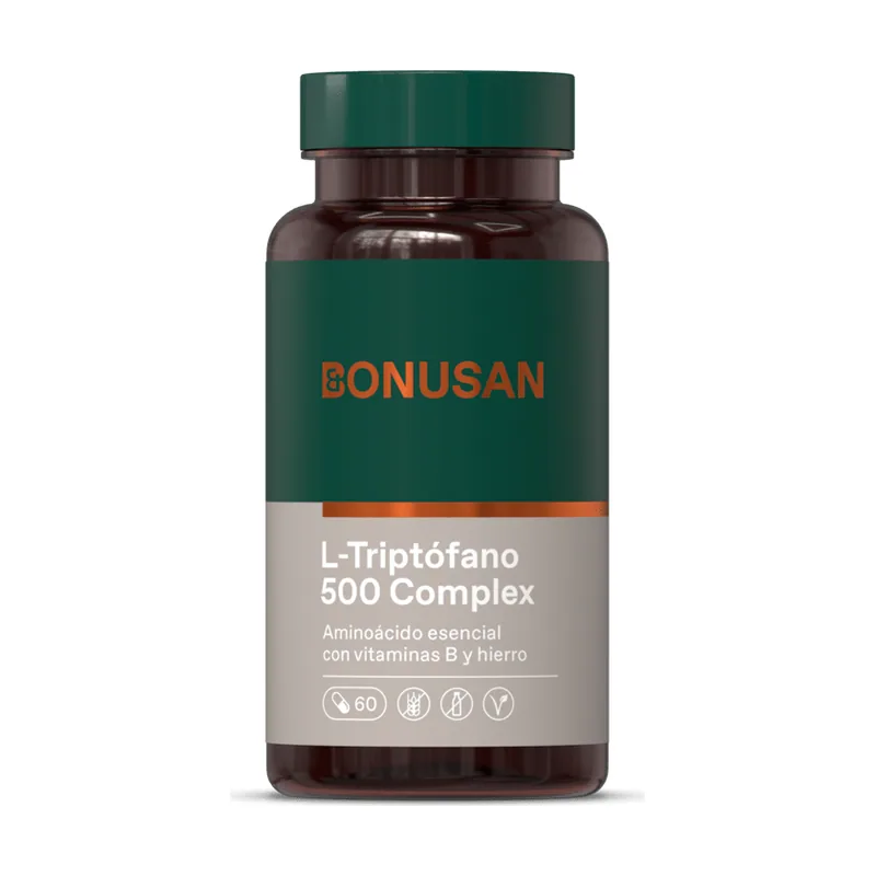 Bonusan L-Triptofano 500Mg Plus 60 Cápsulas