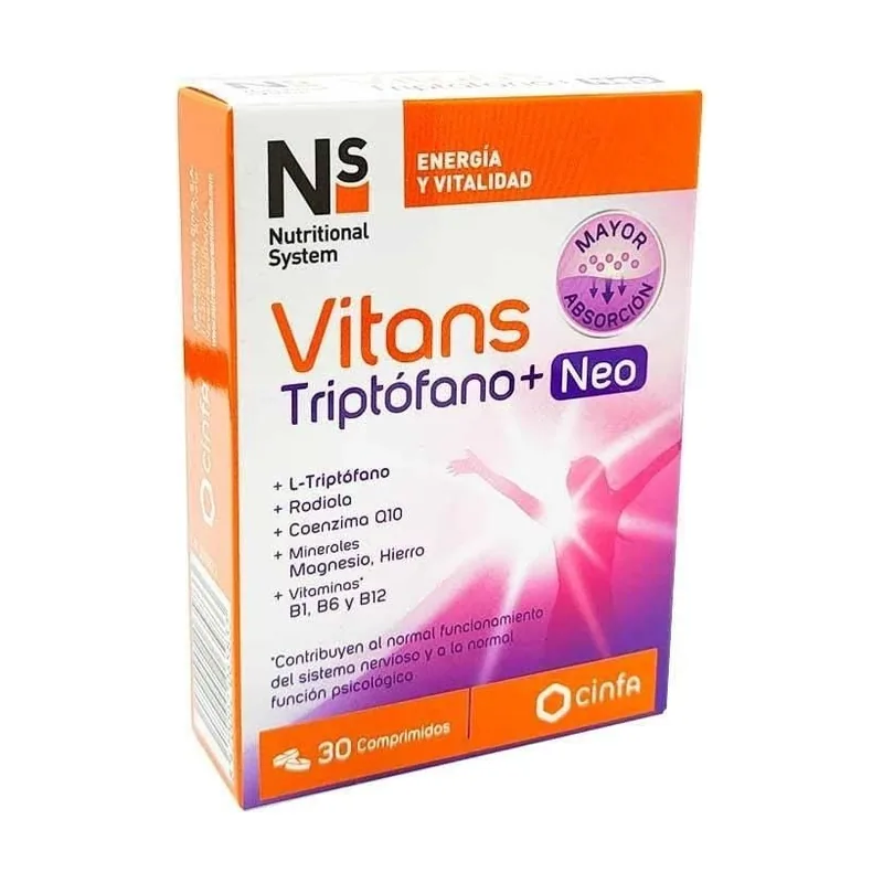 Nutritional System Vitans Triptófano+ Neo 30 Cápsulas