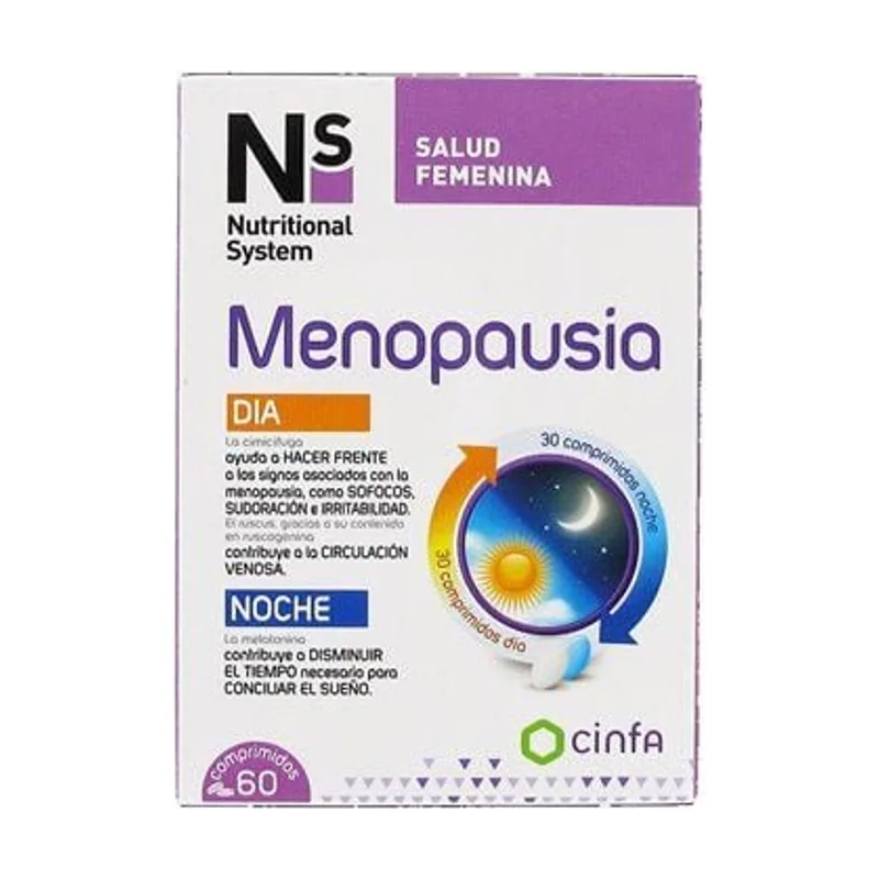Nutritional System Ns Menopausia Comprimidos Día y Noche 60