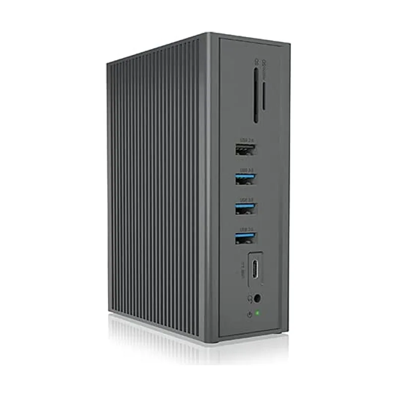 ICY BOX Estación de acoplamiento ICY BOX USB-C 16 en 1 para 3 monitores 2x HDMI
