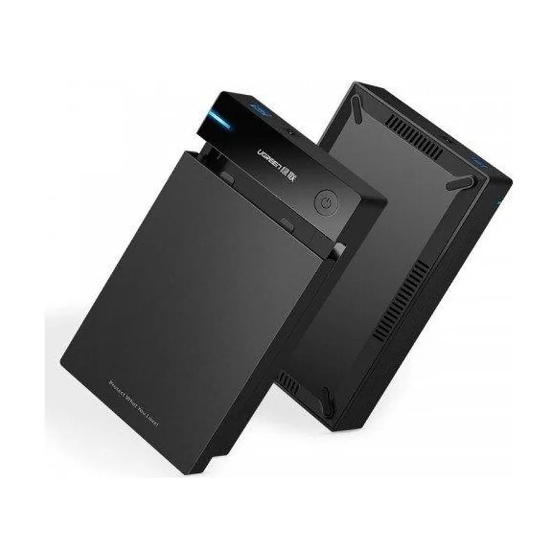 Ugreen 30847 caja para disco duro externo Carcasa de disco duro/SSD Negro 2.5"