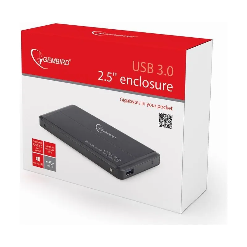 Gembird EE2-U3S-2-S caja