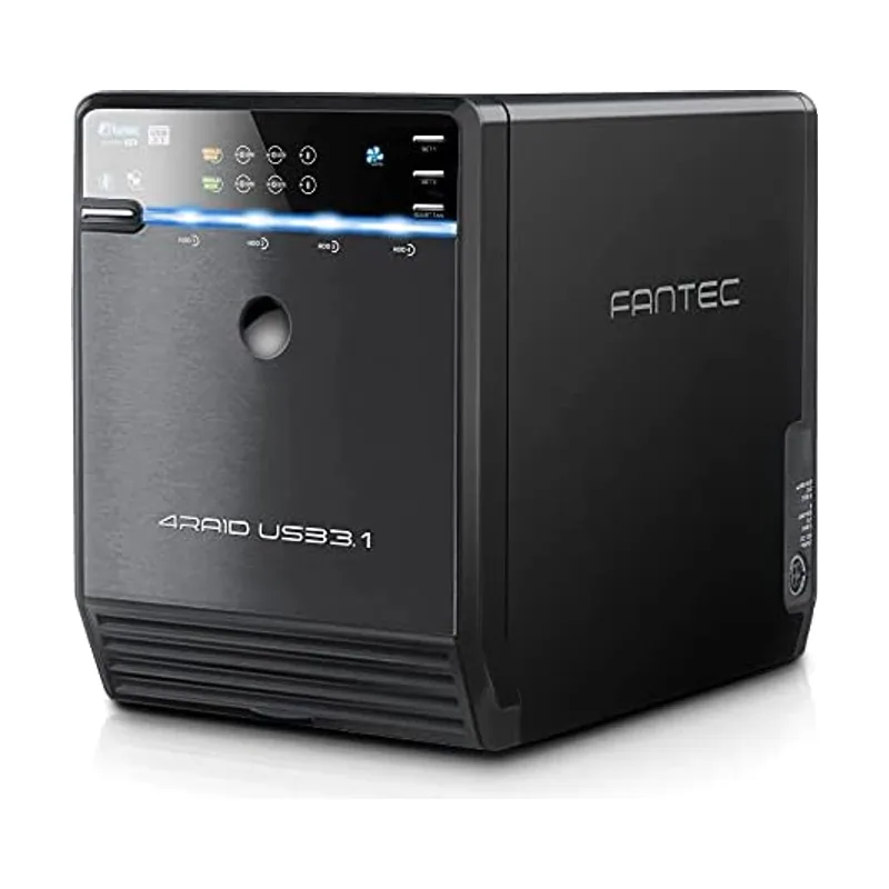 Fantec QB-35u31r FestplatteN-Wechselgeh?use 4x Sata Usb 3.1 Gen 2 Tower Schwarz 2124