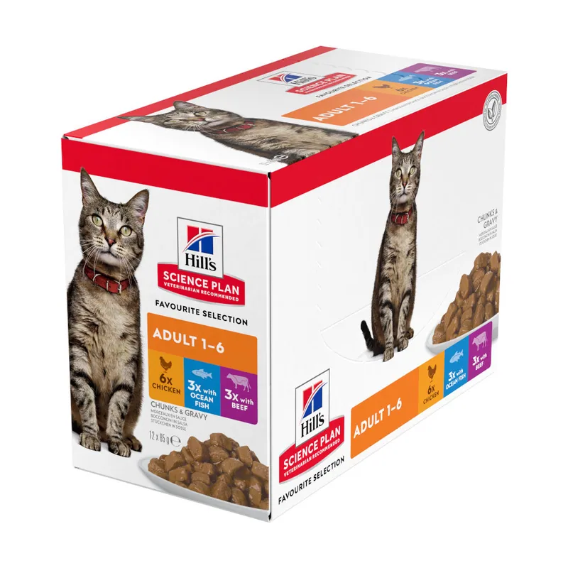 Hill's 12 sobres x 85 g Science Plan Adult Pollo