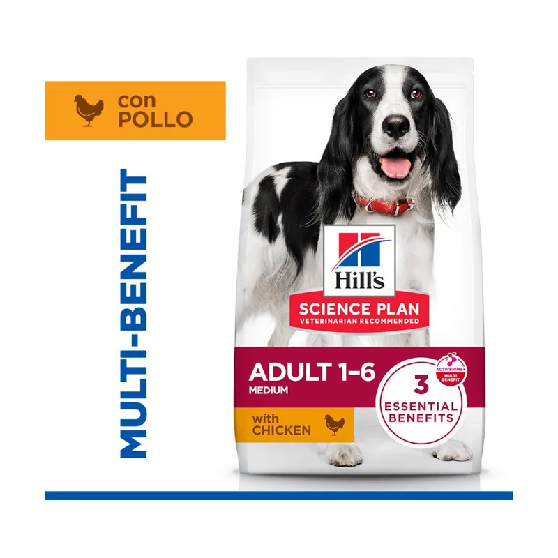 Hill's 6 kg Science Plan Adult Medium Pienso Pollo