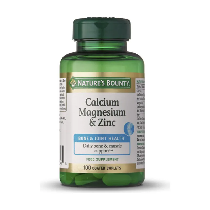 Nature's Bounty B-CALCIO MAGNESIO&ZINC cápsulas recubiertas 100 u