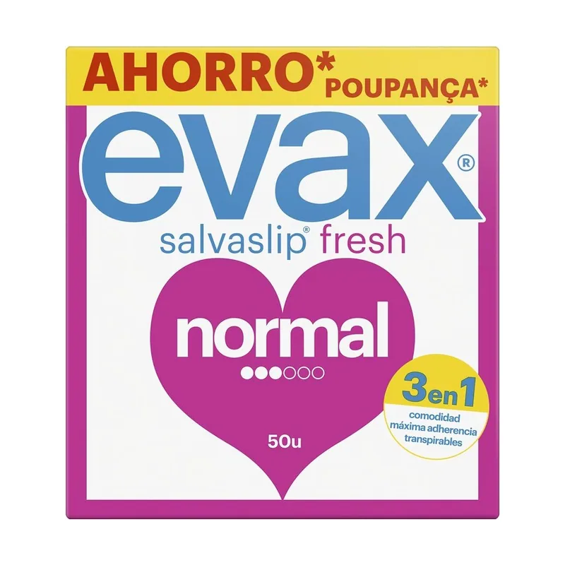 Evax Protectores Salvaslip Fresh Normal 50 Unidades