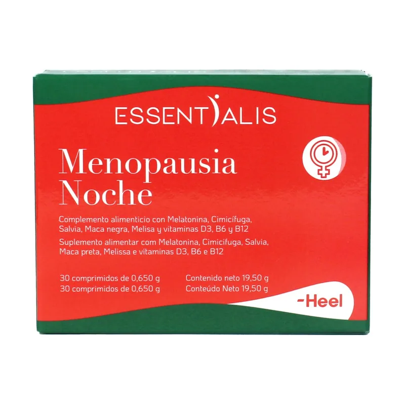 Essentialis Menopausia Noche 30 Comprimidos - Heel España