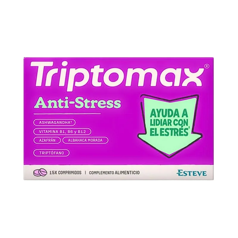 Triptomax Anti-stress 15 Comprimidos - Esteve
