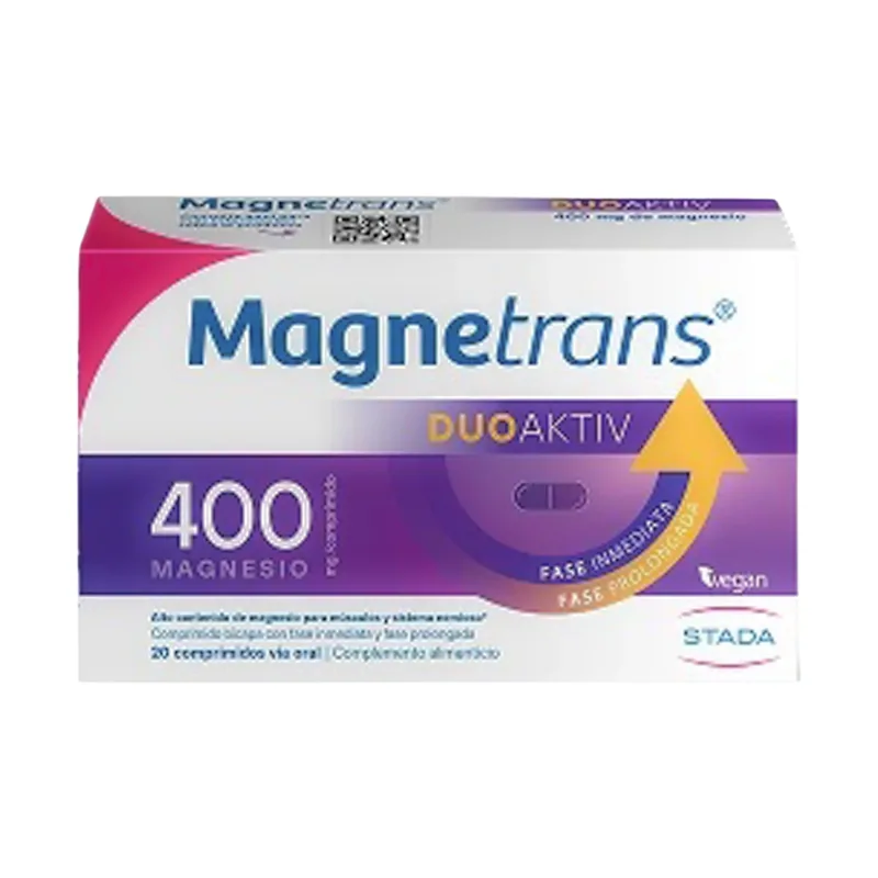 Magnetrans Duoaktiv 400 Mg Magnesio 20 Comprimidos - Stada
