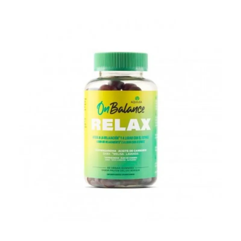 Uriach Aquilea OTC Aquilea On Balance Relax Sabor Frutos Del Bosque 60 Gummies