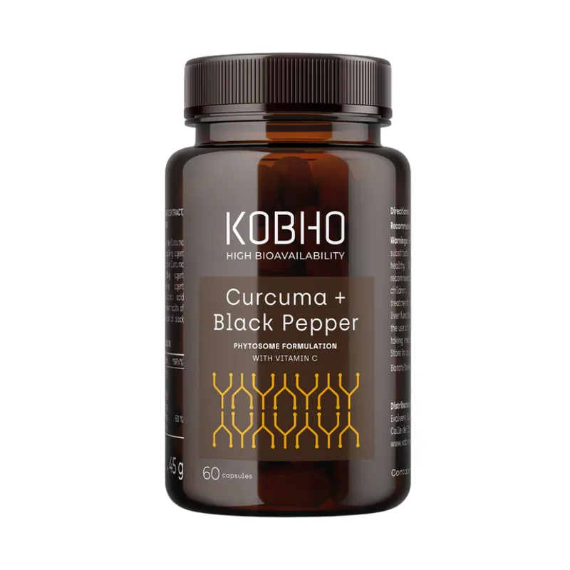 Kobho Curcuma + Black Pepper 60 Cápsulas