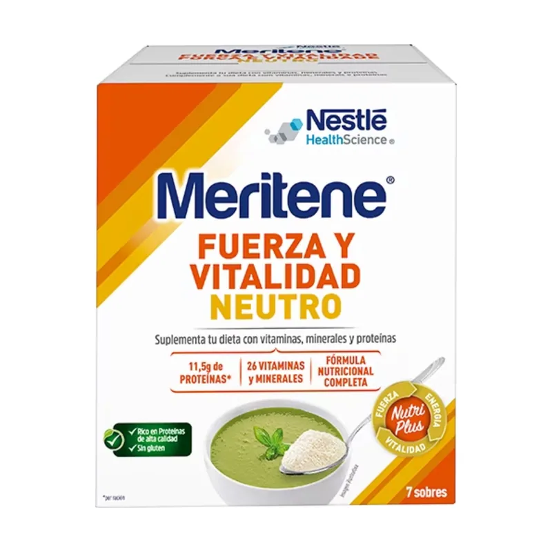 Meritene Fuerza Y Vitalidad Neutro 7 Sobres - Nestle
