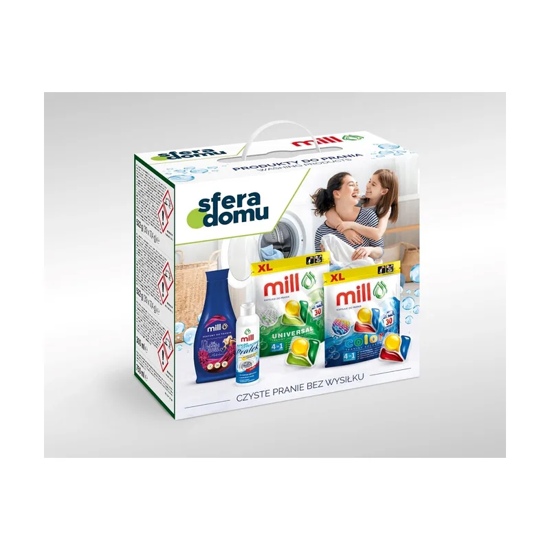 Madonis Mill washing machine care kit.