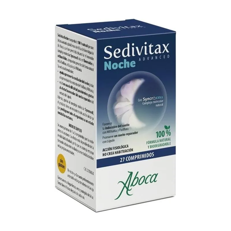 Aboca Sedivitax Noche Advanced 27 Comprimidos
