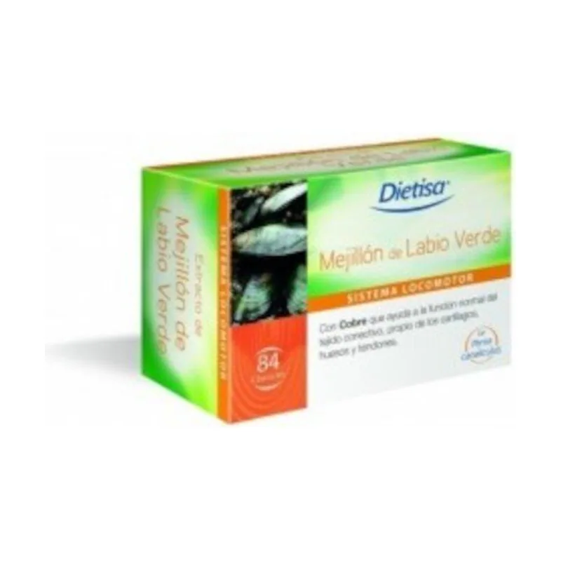 Dietisa Mejillón Labio Verde 84 Cápsulas