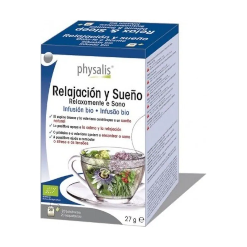 Physalis Relax y Sueño Infusión 20 Bolsitas