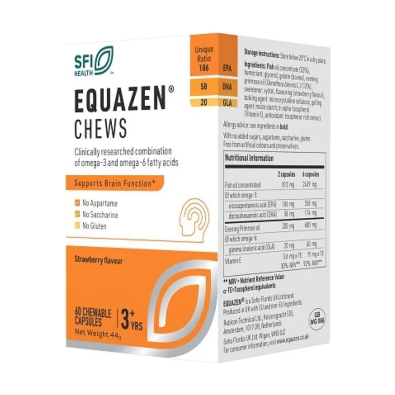 Vitae Equazen Chews 60 Cápsulas Masticables sabor Fresa