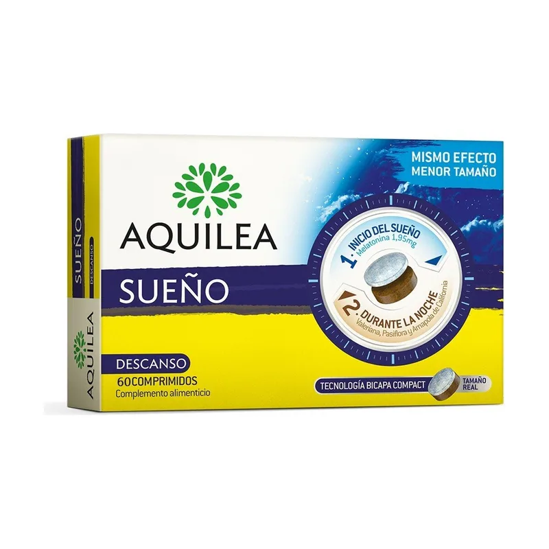 Aquilea Sueño Compact 1,95 Mg 60 Comprimidos Bicapa