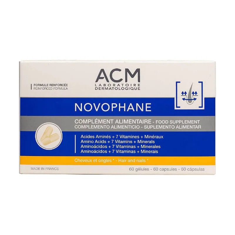 ACM Laboratories ACM Novophane Complemento Capilar 60 Cápsulas