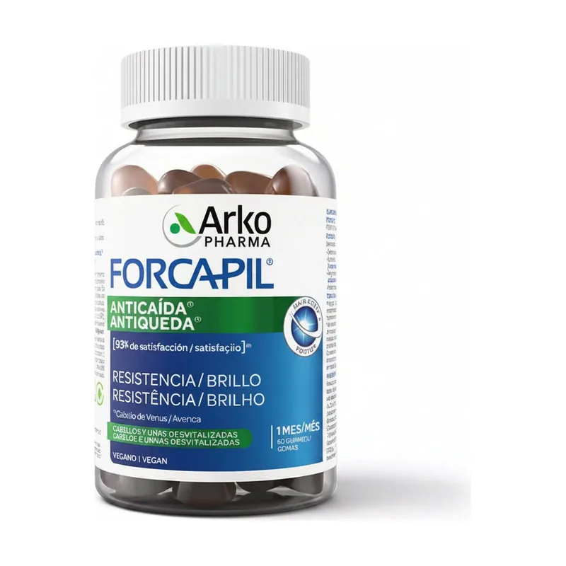 Arkopharma Forcapil Gominolas Anticaída Cabello y Uñas 60 unidades