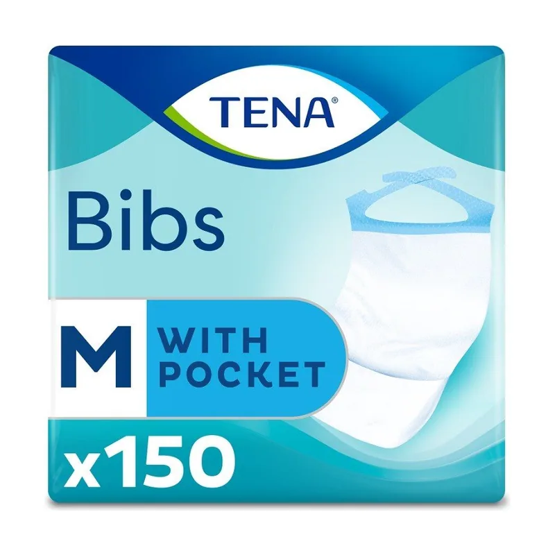 Bibs Babero Adulto Desechable Talla M 150uds