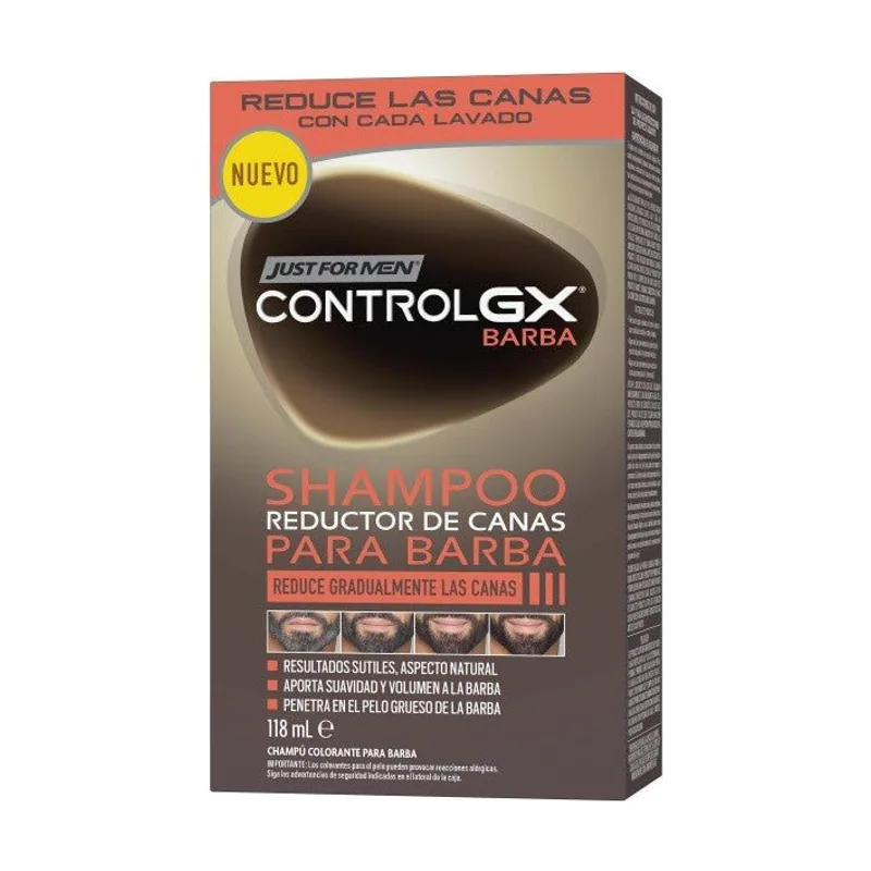 Control GX Barba Champú Reductor de Canas 118ml