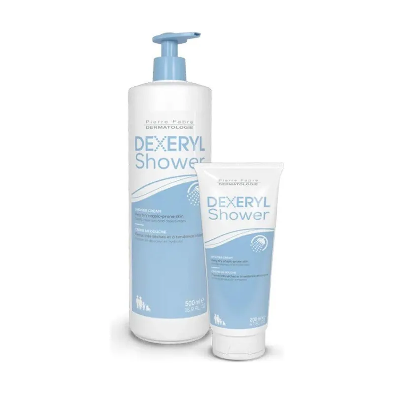 Dexeryl Crema de Ducha Limpiadora 500ml + Crema de Ducha 200 ml de Regalo